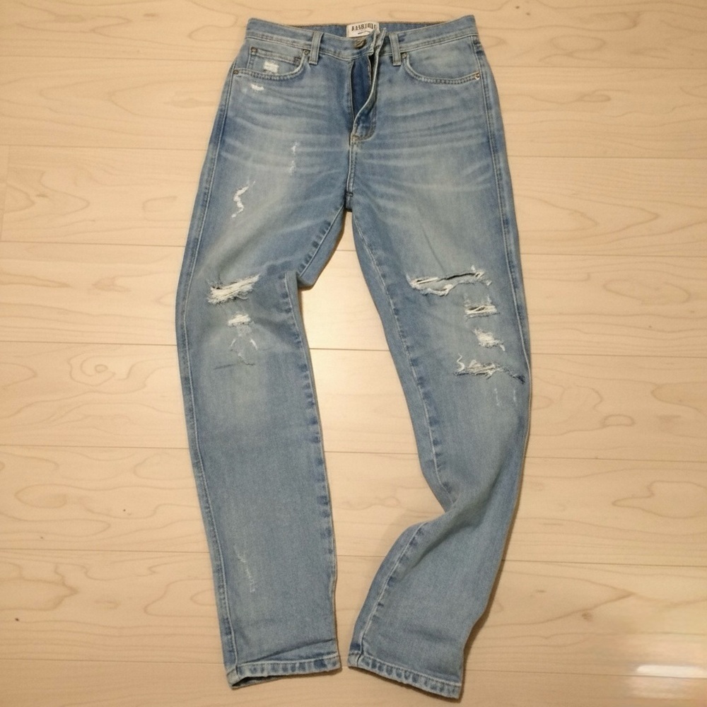 AGOLDE Roxanne Super High Rise Skinny Jeans - Size 25 - 28.5” Inseam